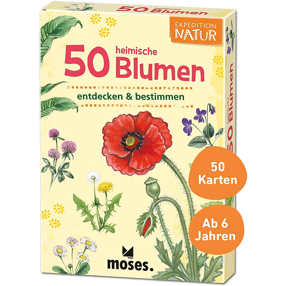 Moses Expedition Natur 50 heimische Blumen
