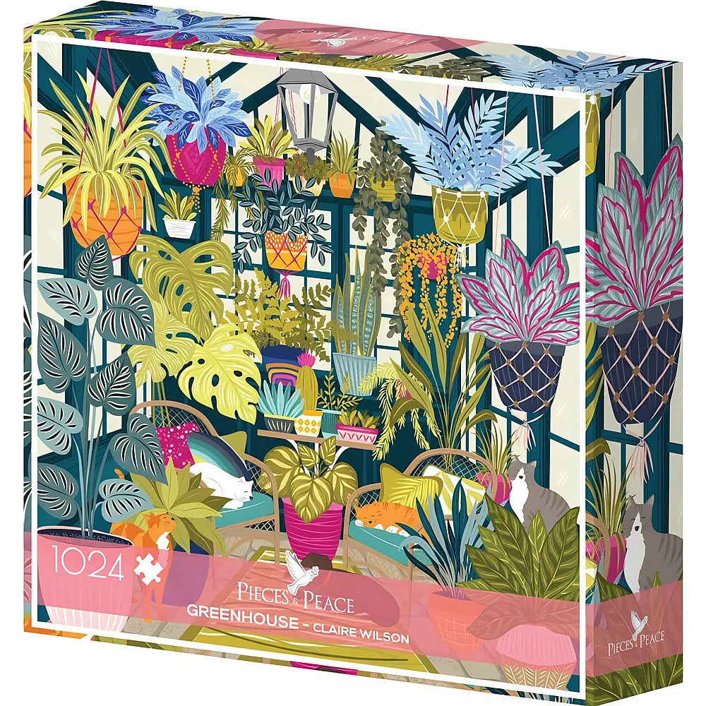 Pieces & Peace Puzzle Greenhouse - 1024 Teile