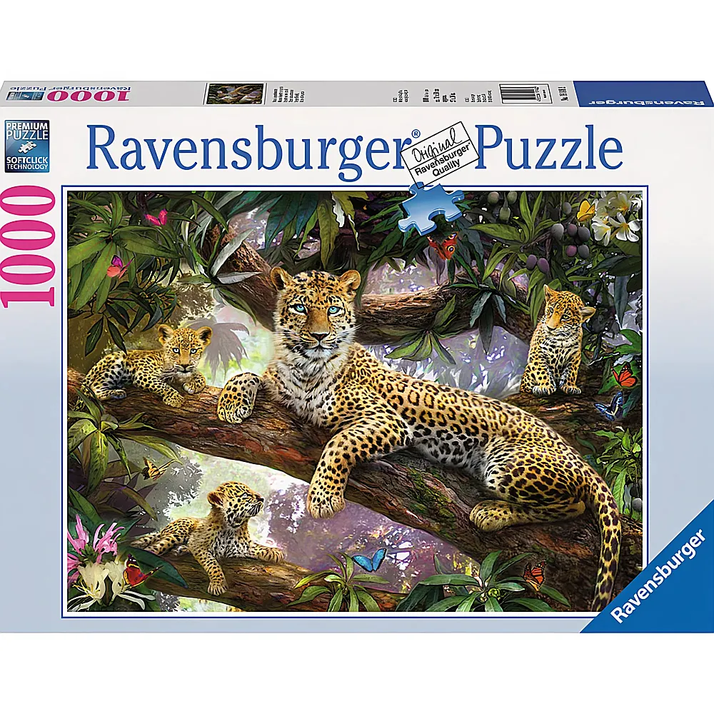 Ravensburger Puzzle Stolze Leoparden 1000Teile