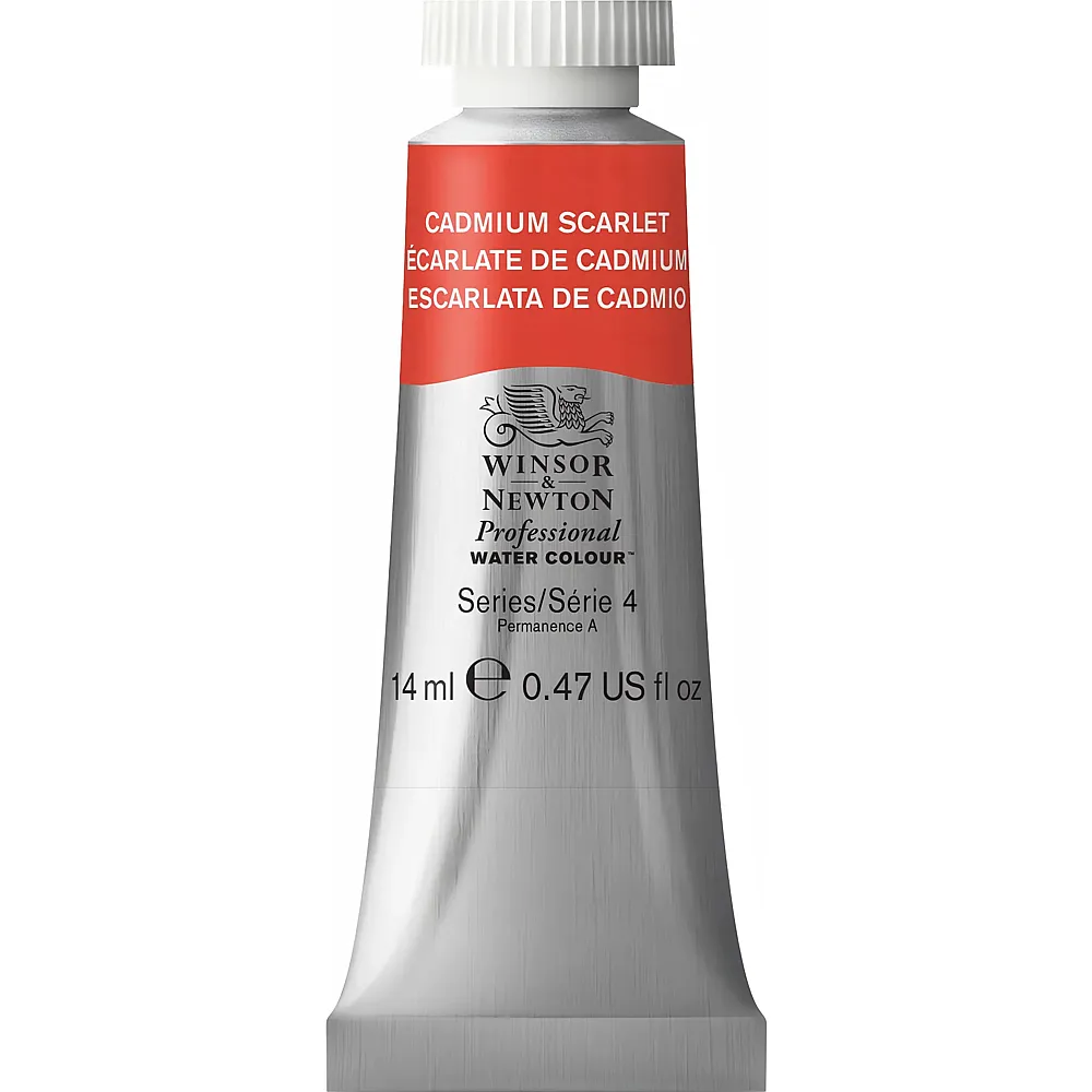 meinspielzeug - Winsor & Newton W&n Prof. Water Colour 14ml Tube Kadmiumscharlach