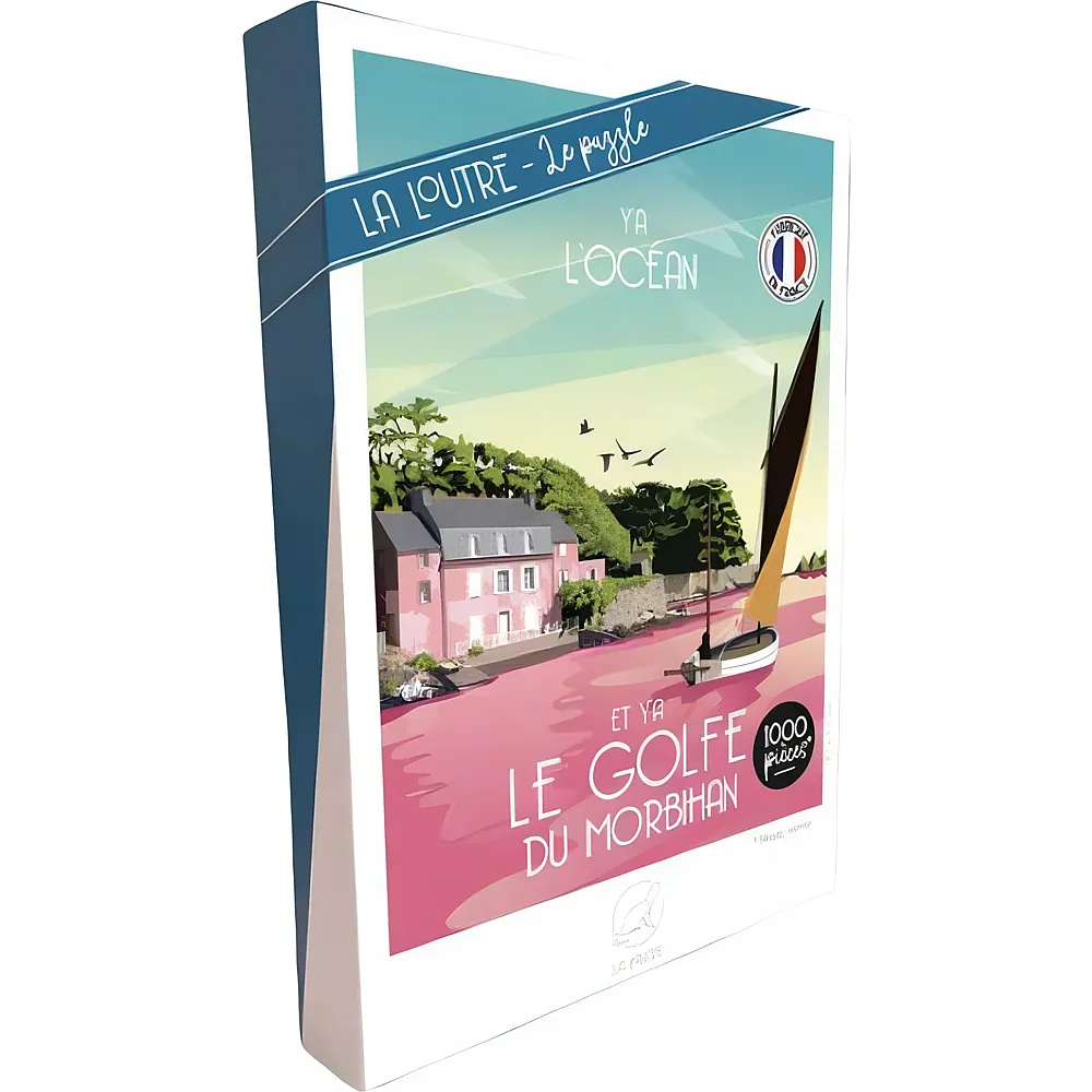 La Loutre Puzzle Y'a l'Oc�an et Y'a le Golfe du Morbihan - 1000 Teile
