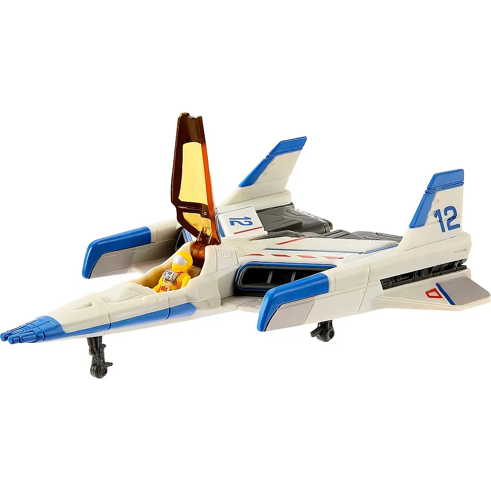 Mattel Hyperspeed Series, Buzz Lightyear Mini Actionfigur und Raumschiff XL-12, Raumschiff, 15,7