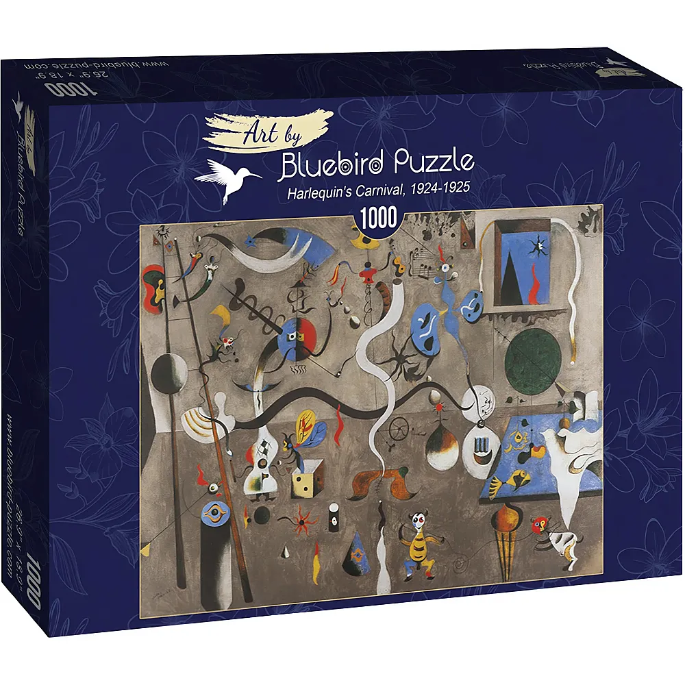 Bluebird Puzzle Joan Miro The Harlequin's Carnival, 1924-1925 - 1000 Teile