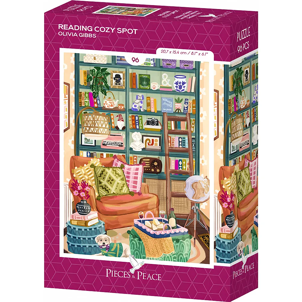 Pieces & Peace Puzzle Mini Reading Cozy Spot - 96 Teile