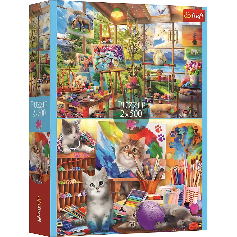 Trefl Puzzle Die Kunst der Malerei 500Teile