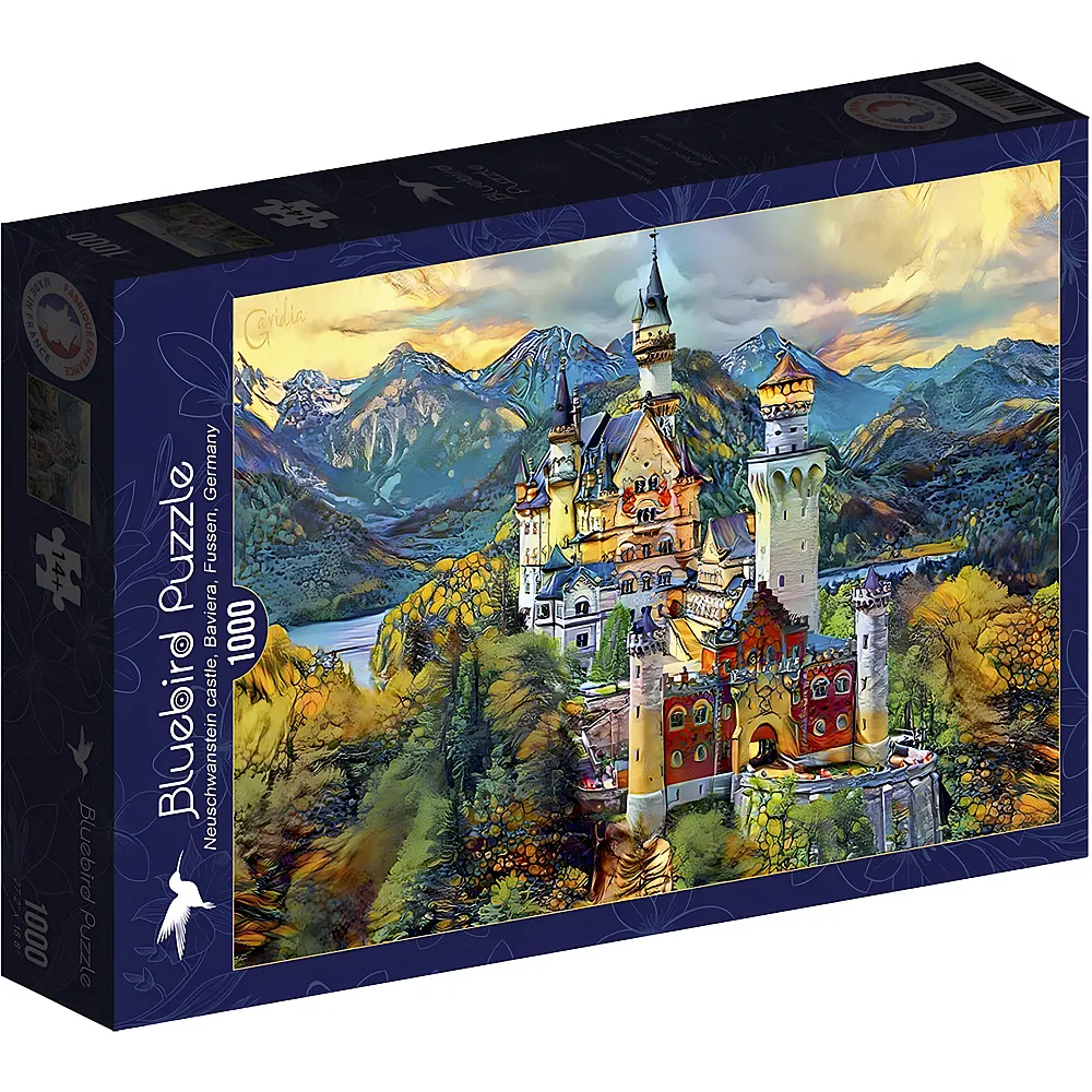 Bluebird Puzzle Gavidia Pedro Schloss Neuschwanstein, Deutschland 1000Teile