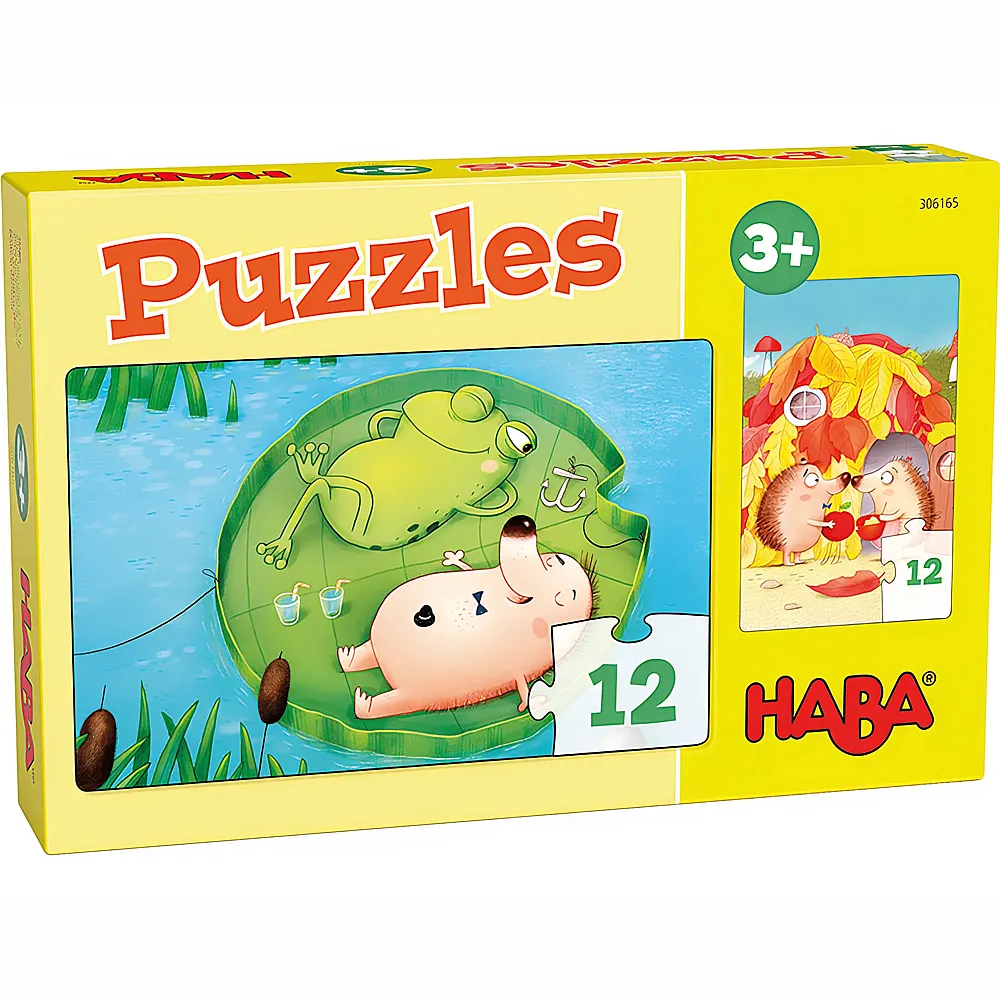 HABA Puzzles Herr Igel 2x12