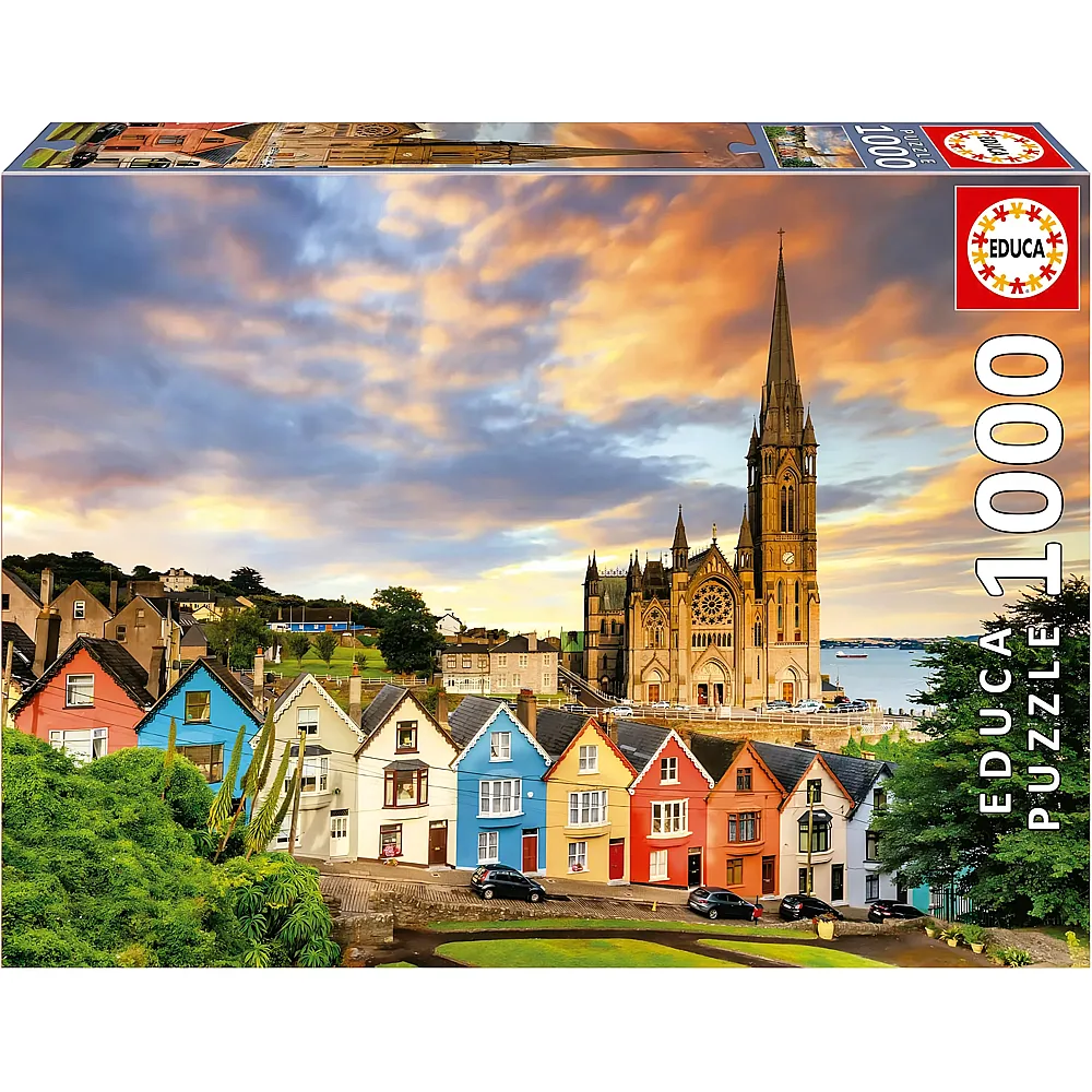 Educa Puzzle Cobh Cateteral, Irland - 1000 Teile