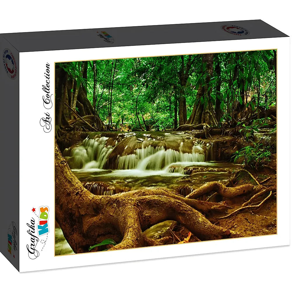 Grafika Puzzle Art Collection Grafika Kids Waterfall in Forest - 204 Teile