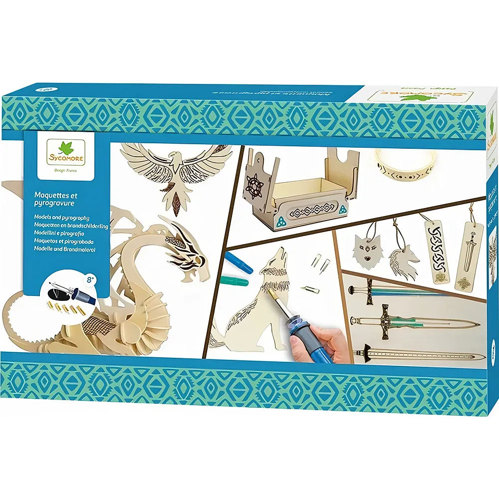 meinspielzeug - Sycomore Lovely Box XL Maquettes ET Pyrogravure fr-de-it