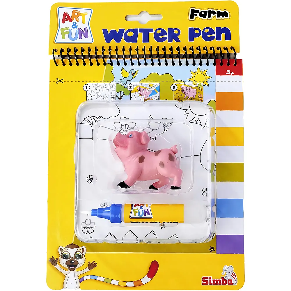 Simba Art & Fun Water Pen Bauernhof Malbuch