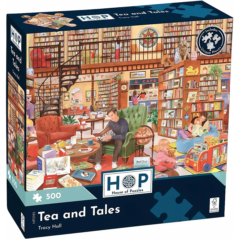 HOP - House of Puzzles Tea and Tales 500Teile