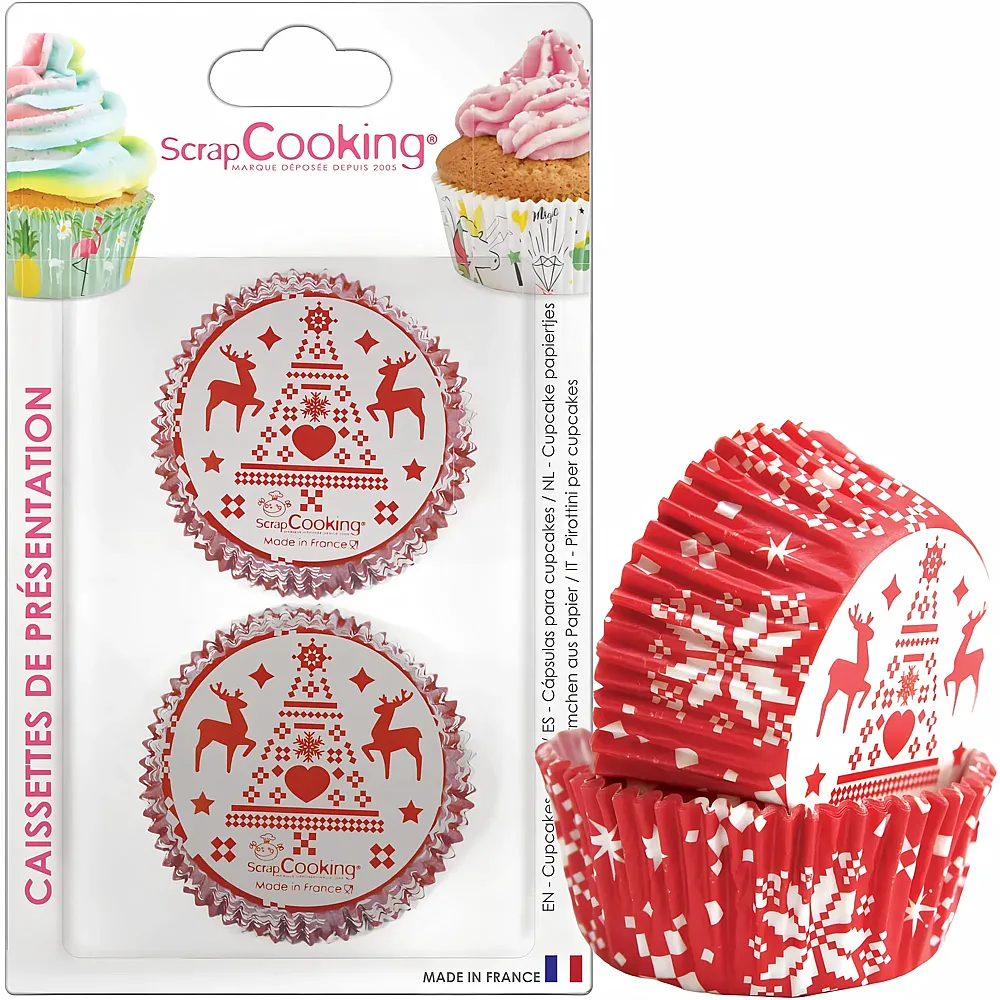 ScrapCooking Muffinf�rmchen Weihnachten - 36 Teile | Backen & Dekorieren