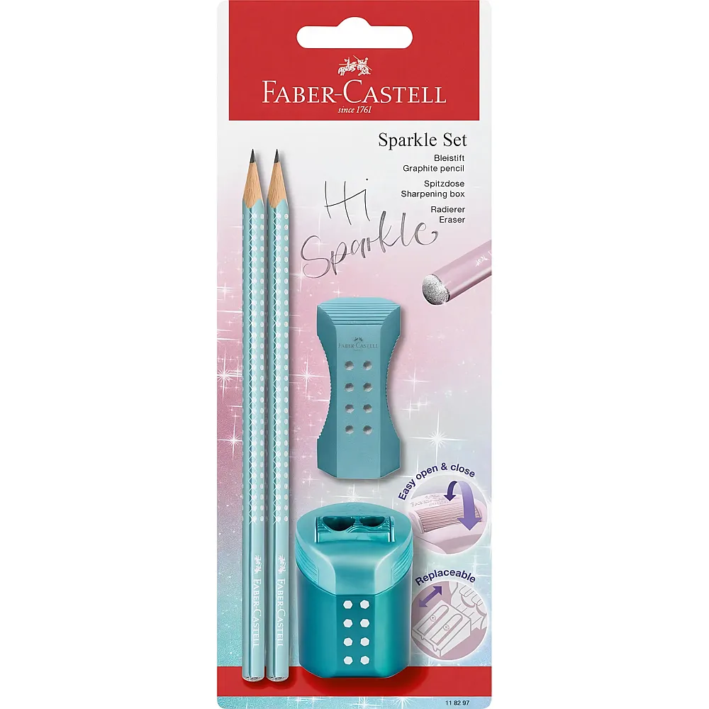 Faber-Castell Schreibset Sparkle ocean BK