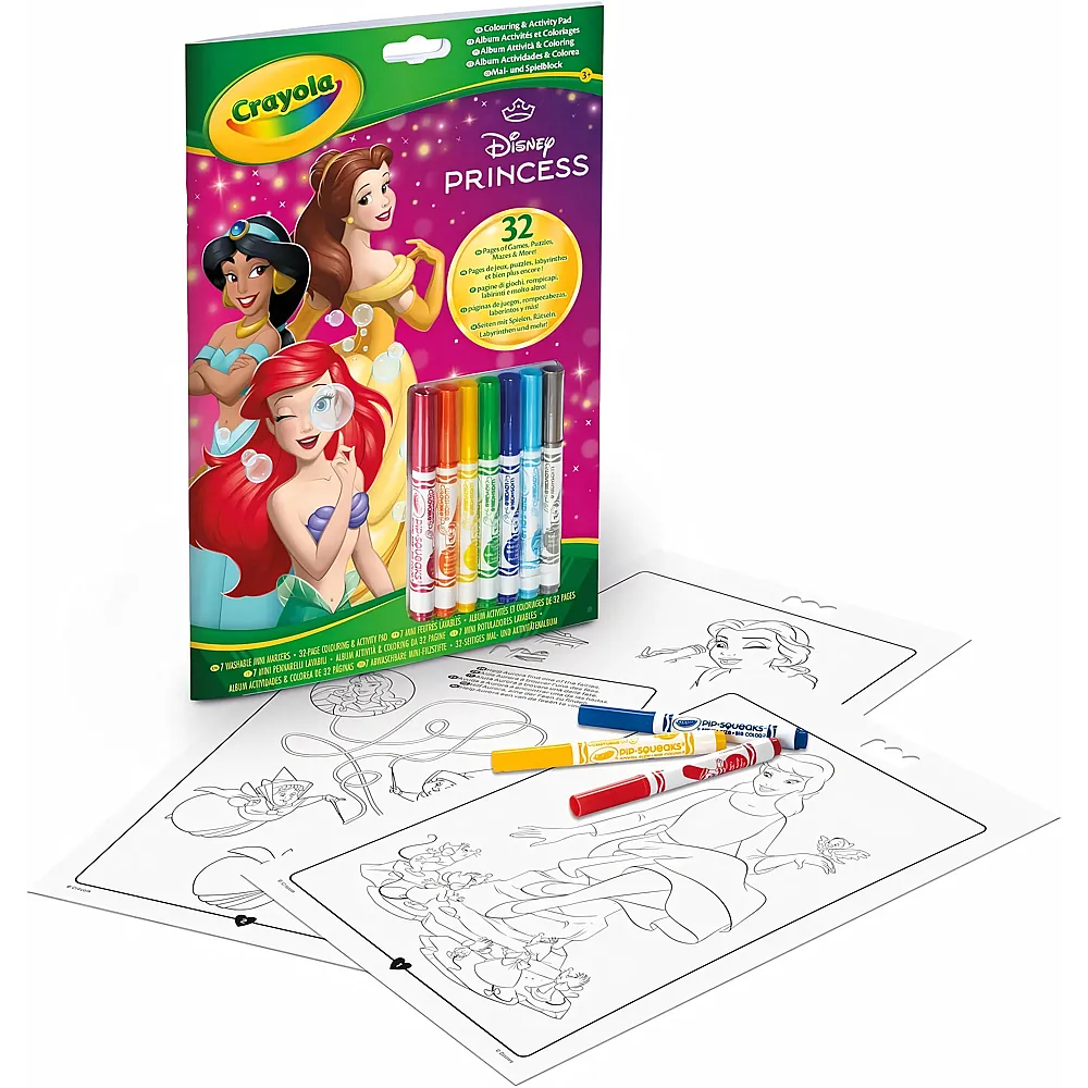 meinspielzeug - Crayola Album Aktivit�t & Ausmalen Disney Princess | Malsets