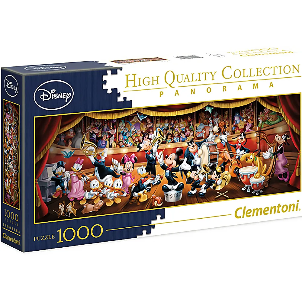 Clementoni Puzzle Panorama Disney Orchestra 1000Teile