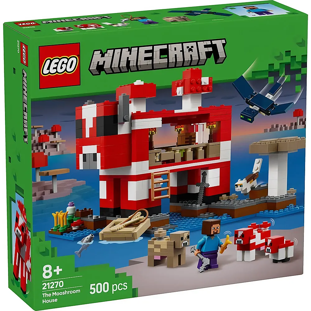LEGO Minecraft Das Pilzkuh-Haus 21270