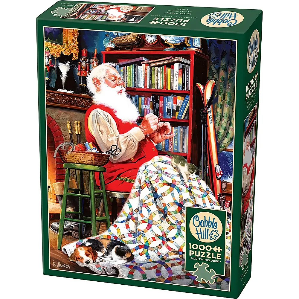 Cobble Hill Puzzle Der Quilt vom Weihnachtsmann 1000Teile