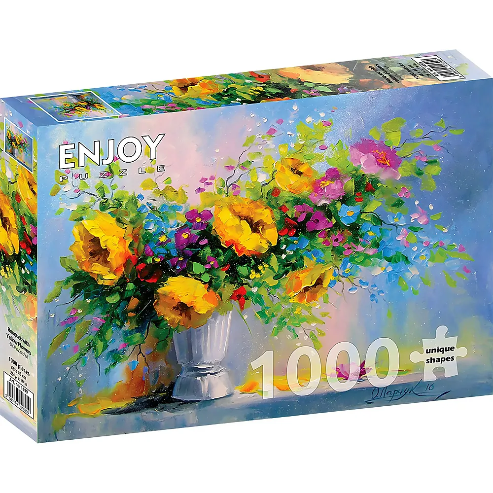 Enjoy Puzzle Bouquet with Yellow Flowers - 1000 Teile
