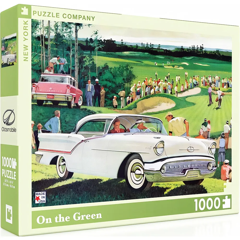 New York Puzzle Company General Motors - On The Green - 1000 Teile