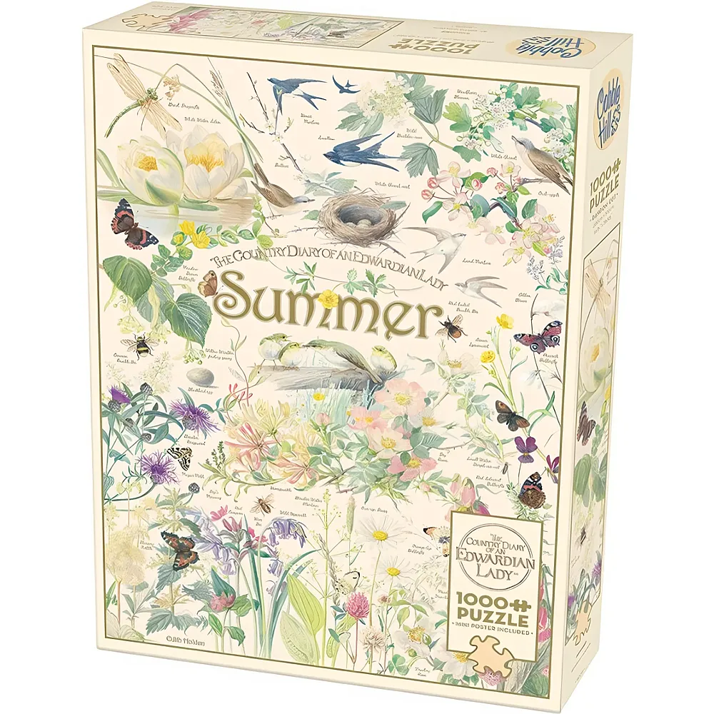 Cobble Hill Puzzle Edith Holden Country Diary: Summer - 1000 Teile