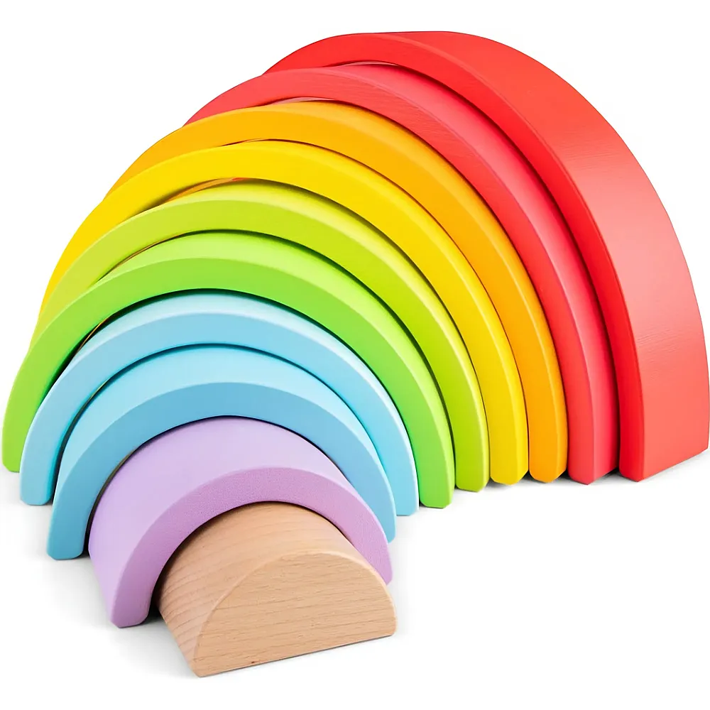 New Classic Toys Regenbogenstapler - 10 Teile