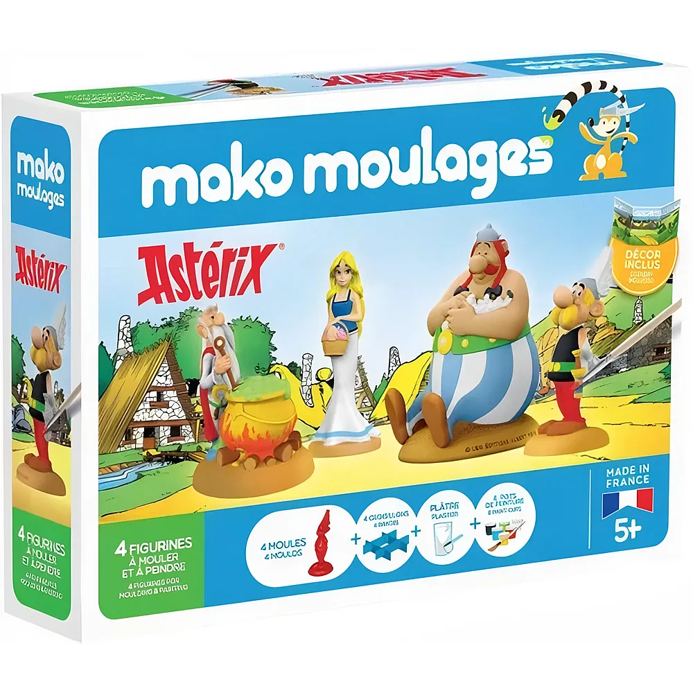 Mako Moulages Mako Coffret Asterix ET Obelix 4 Moules FR
