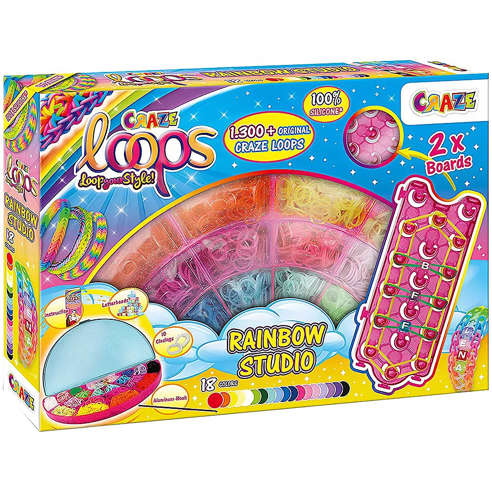 Craze Loops Rainbow Studio 1300Teile