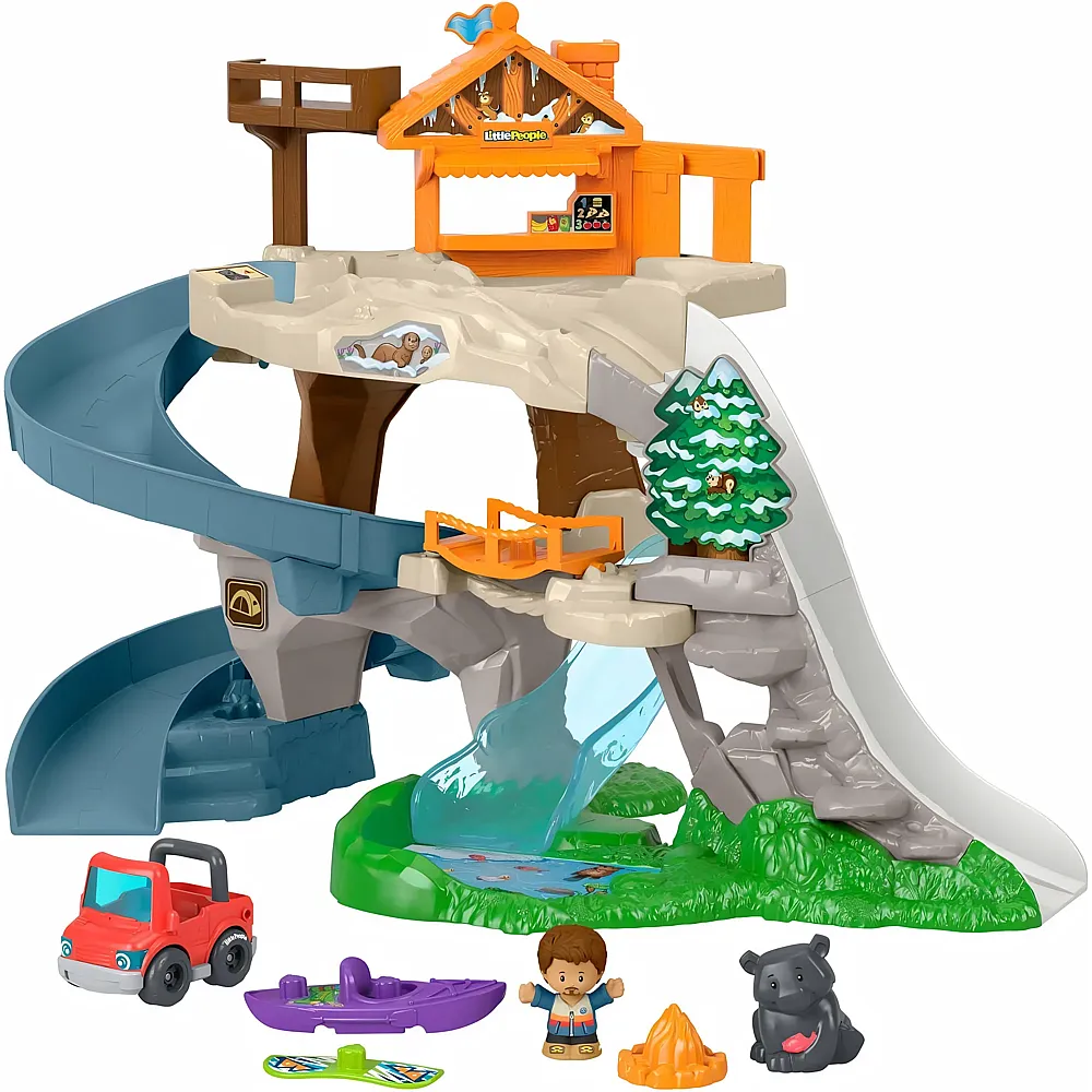 Fisher-Price FP Little People Lets Go Mountain Set