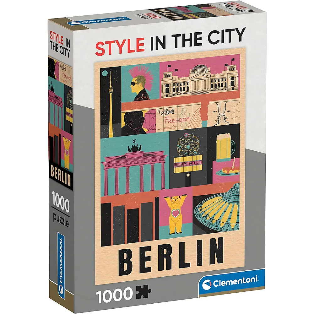 Clementoni Puzzle Berlin Style in the City 1000Teile
