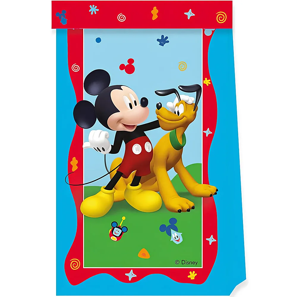 Procos Mickey Mouse Partybeutel 6Teile | Kindergeburtstag