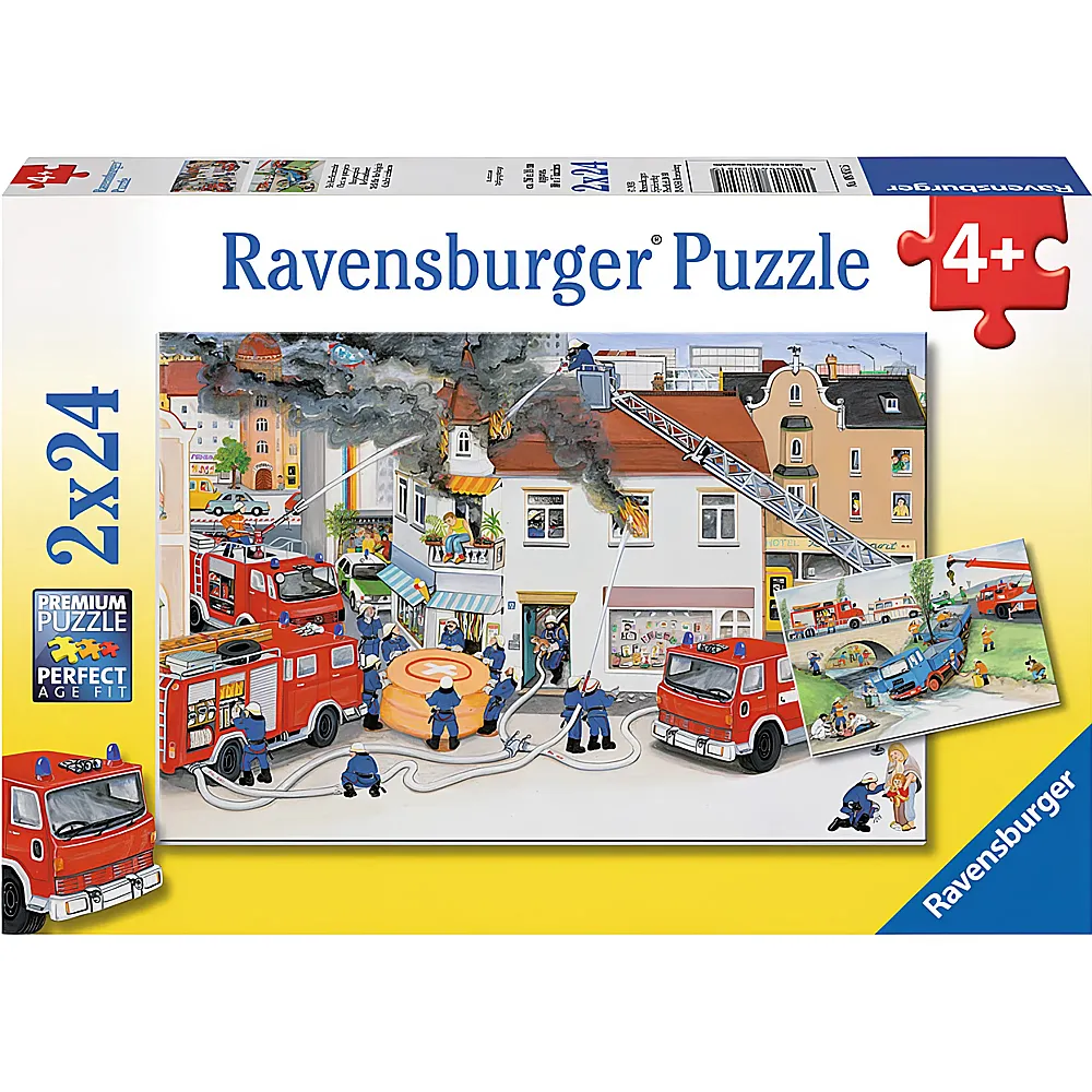 Ravensburger Puzzle Feuerwehr 2x24
