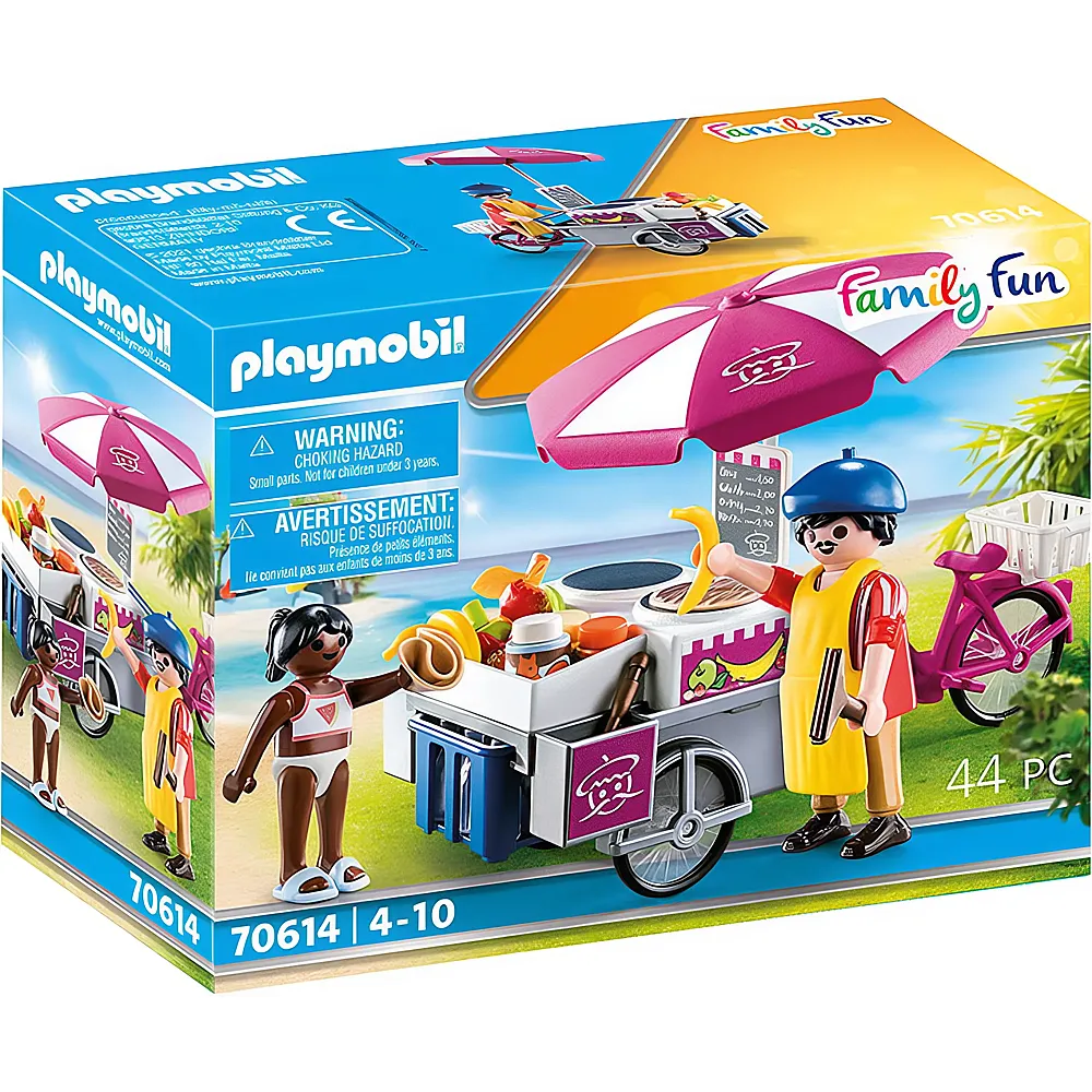 PLAYMOBIL FamilyFun Mobiler Crpes-Verkauf 70614