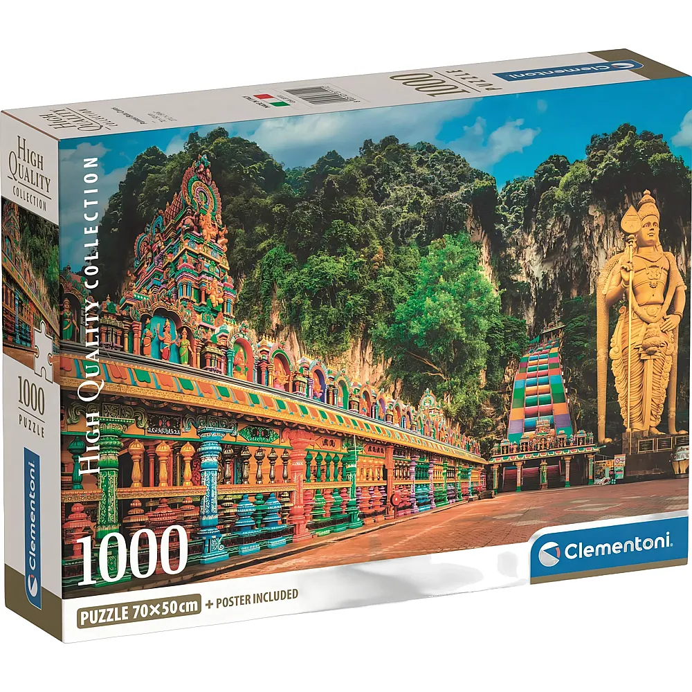 Clementoni Puzzle Bemalte Batu-H�hlen - 1000 Teile