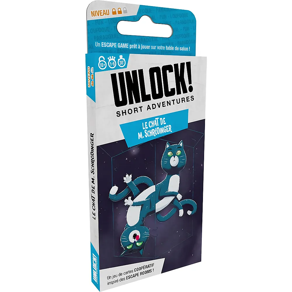 meinspielzeug - Space Cowboys Unlock Short Adventures - Le Chat de M. Schr�dinger - Franais | Escape Room EXIT