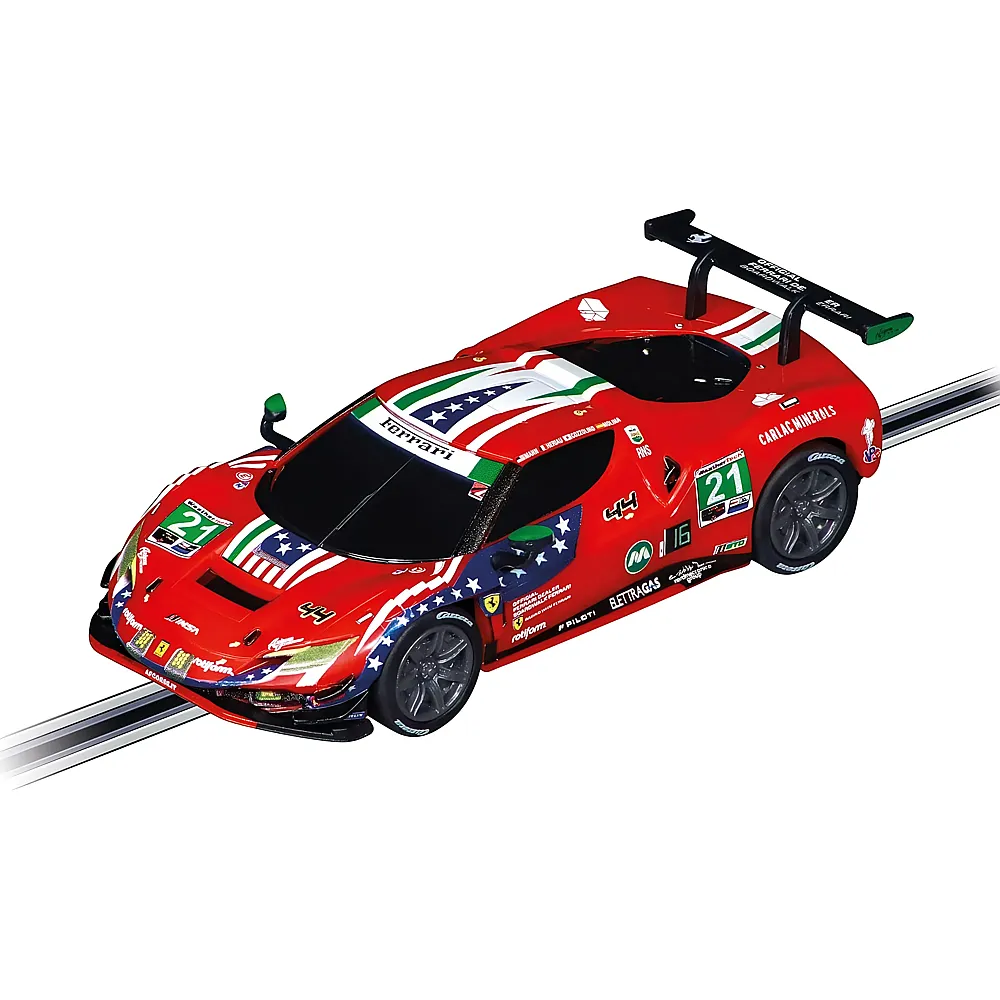 meinspielzeug - Carrera Go Ferrari 296 GT3, No.21 AF Corse Weathertech GTD | Rennbahn Fahrzeuge