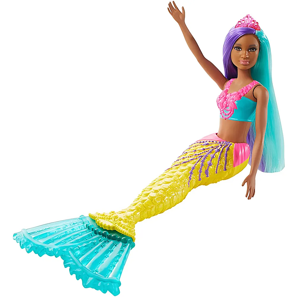 Barbie Dreamtopia Meerjungfrau Puppe trkis- und lilafarbenes Haar