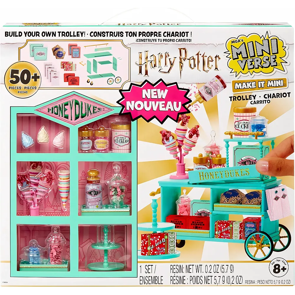 MGA Miniverse Make It Mini Honeydukes Trolley- Harry Potter