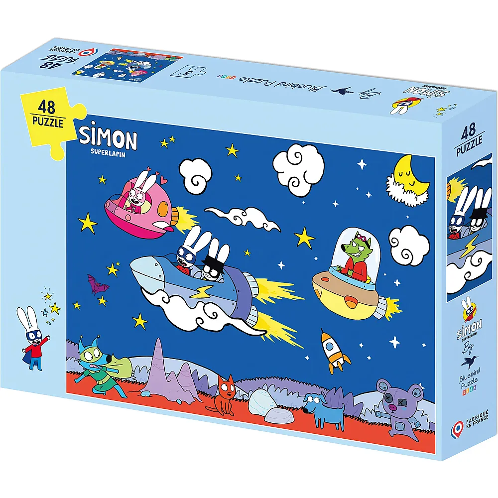 Bluebird Puzzle Simon im Weltraum - 48 Teile