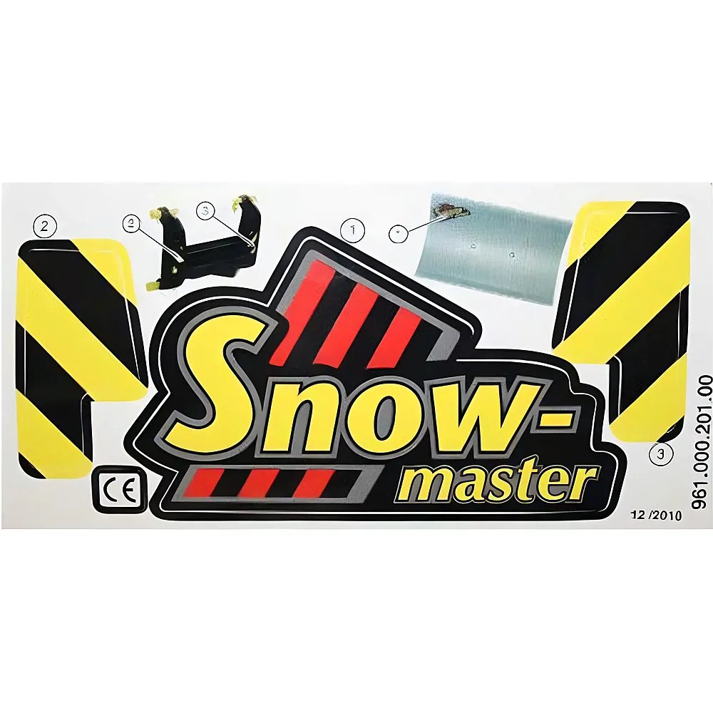 RollyToys Aufkleber fr snow master | Fahrzeuge Ersatzteile