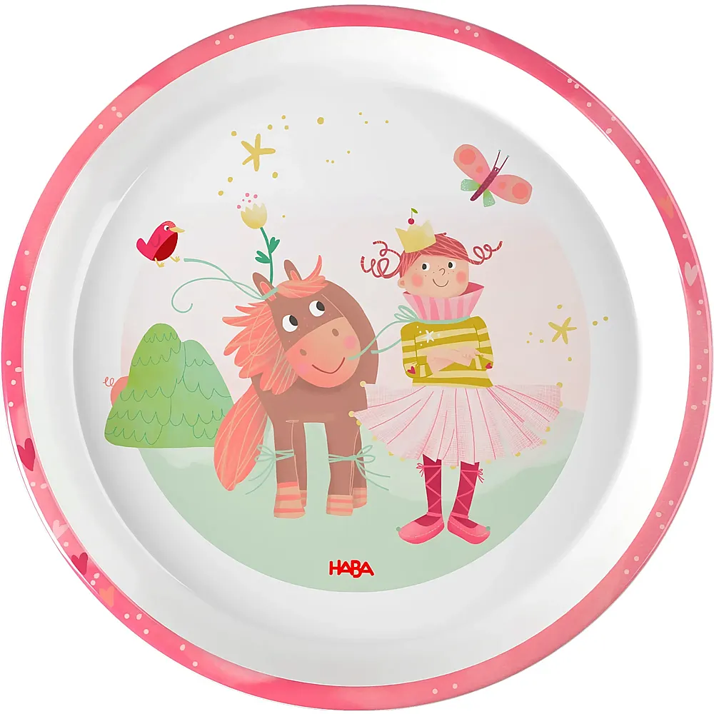 HABA Teller Prinzessin & Pferd -  18 cm