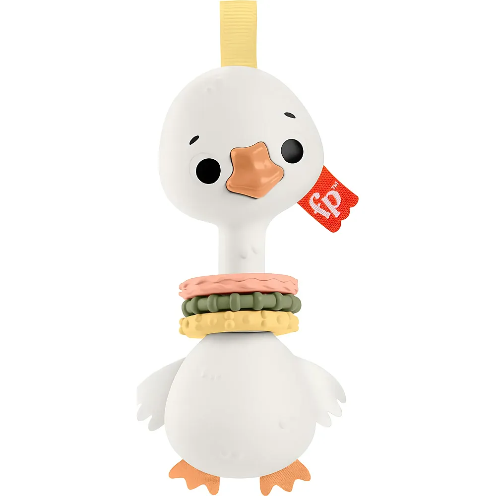 Fisher-Price Baby Sensorisches Spielzeug Clack & Quack Gans mit Feinmotorik f�r Neugeborene ab 3 Monaten