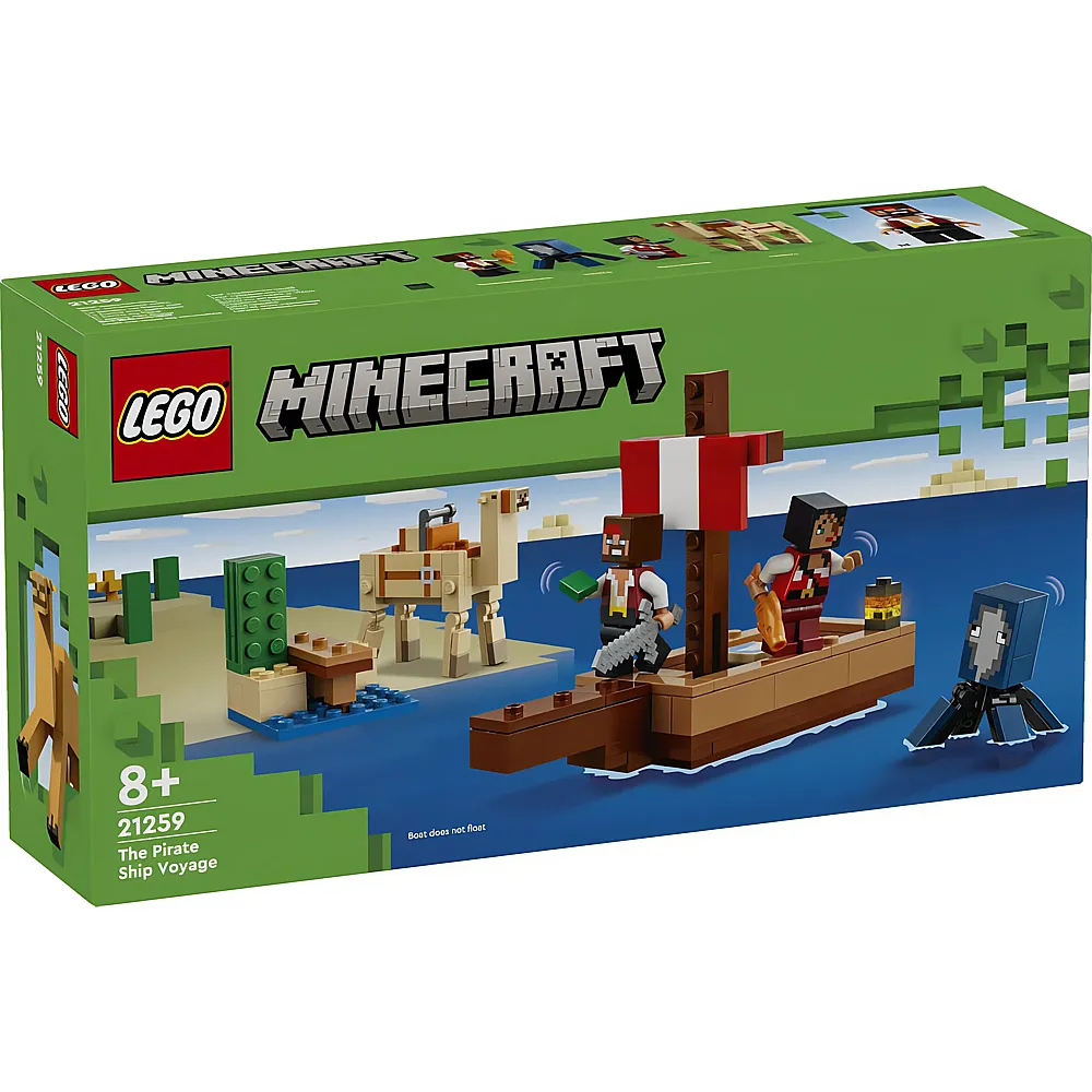 LEGO Minecraft Die Piratenschiffreise 21259