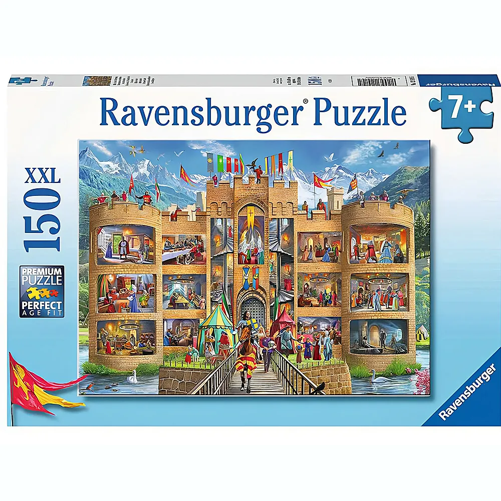 Ravensburger Puzzle Blick in die Ritterburg 150XXL