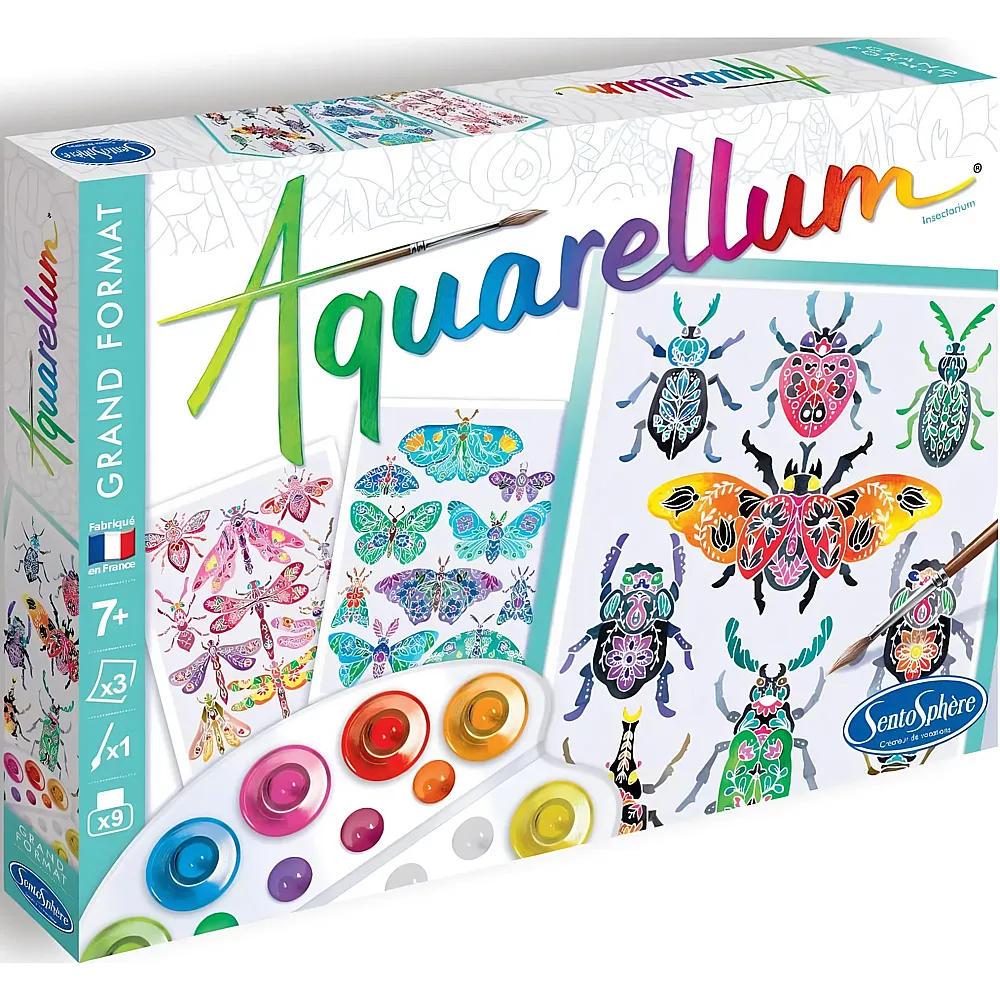 Sentosphere Aquarellum Aquarell-Mal-Set Insekten