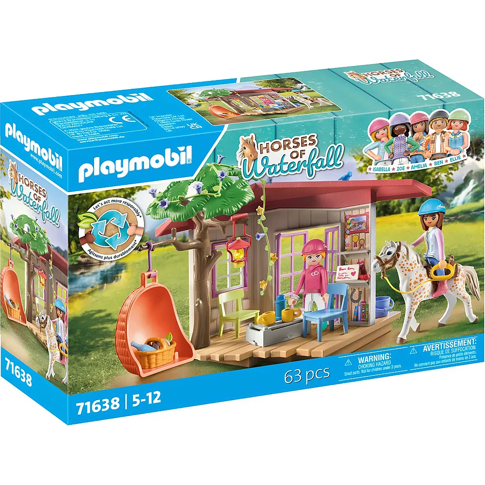 PLAYMOBIL Horses of Waterfall Geheimes Clubhaus f�r Pferdefans 71638