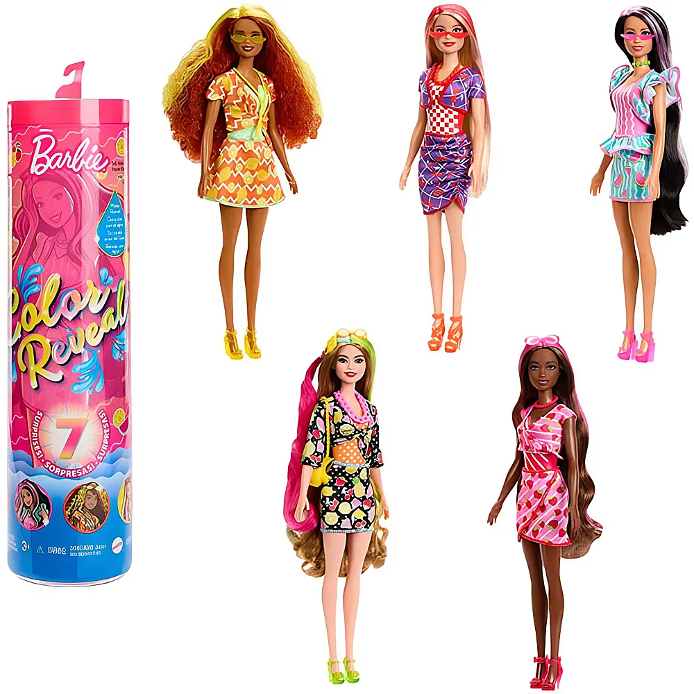 Barbie Color Reveal Puppe Sweet Fruit Series