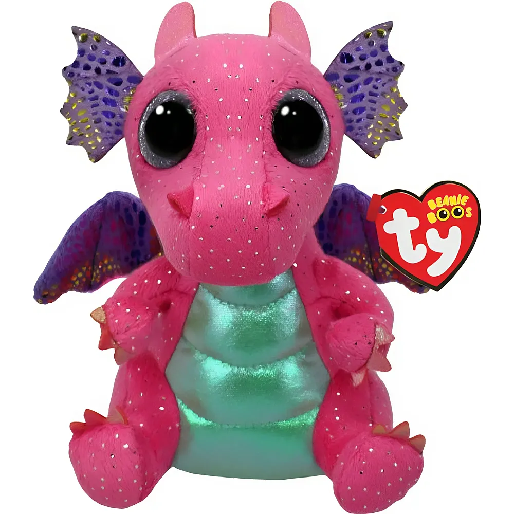 meinspielzeug - Ty Beanie Boos Spitfire der Drache - 15 cm | Dinosaurier Pl�sch