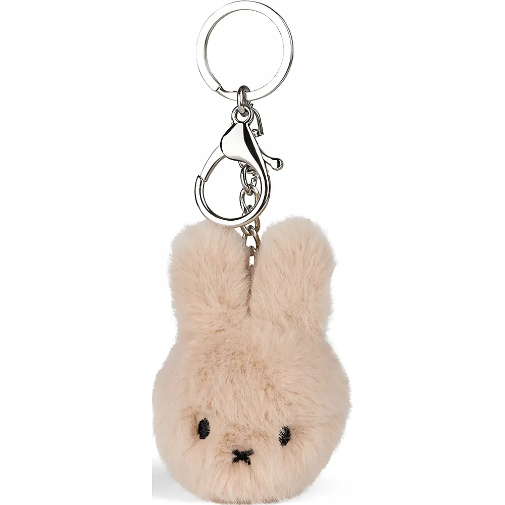Bon Ton Toys Miffy ECO Fuzzy beige 8 cm Schl�sselanh�nger / 100%Recycled