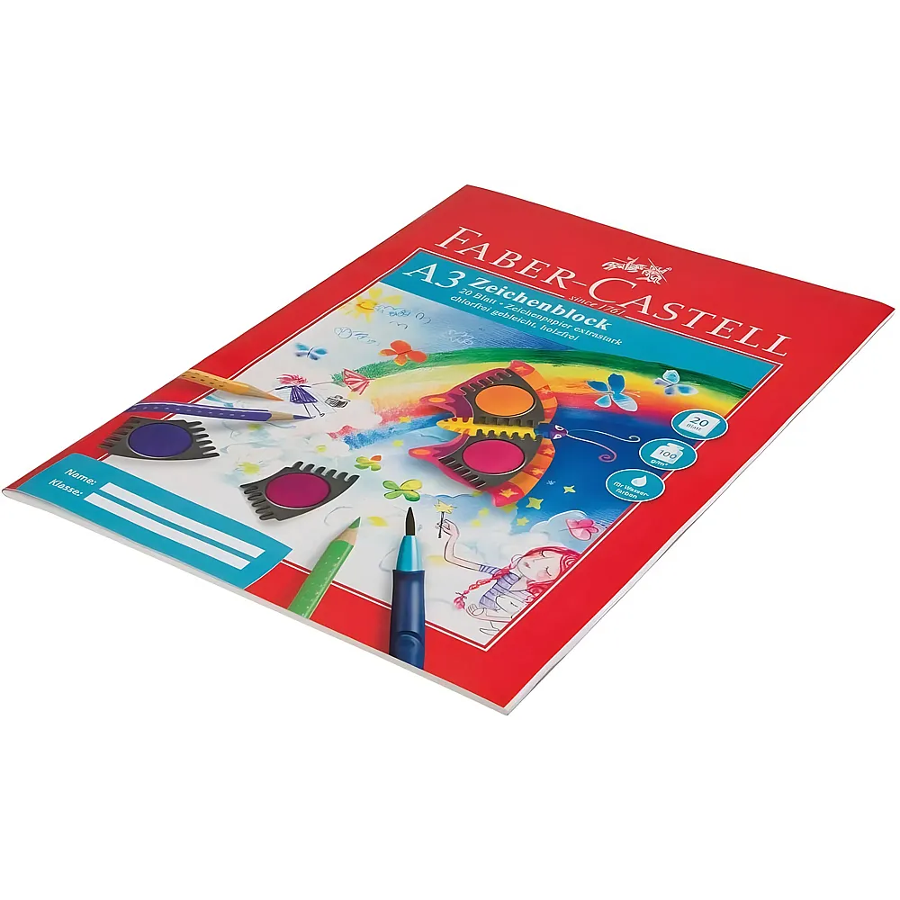 Faber-Castell Zeichenblock A3 | Schule & Kindergarten